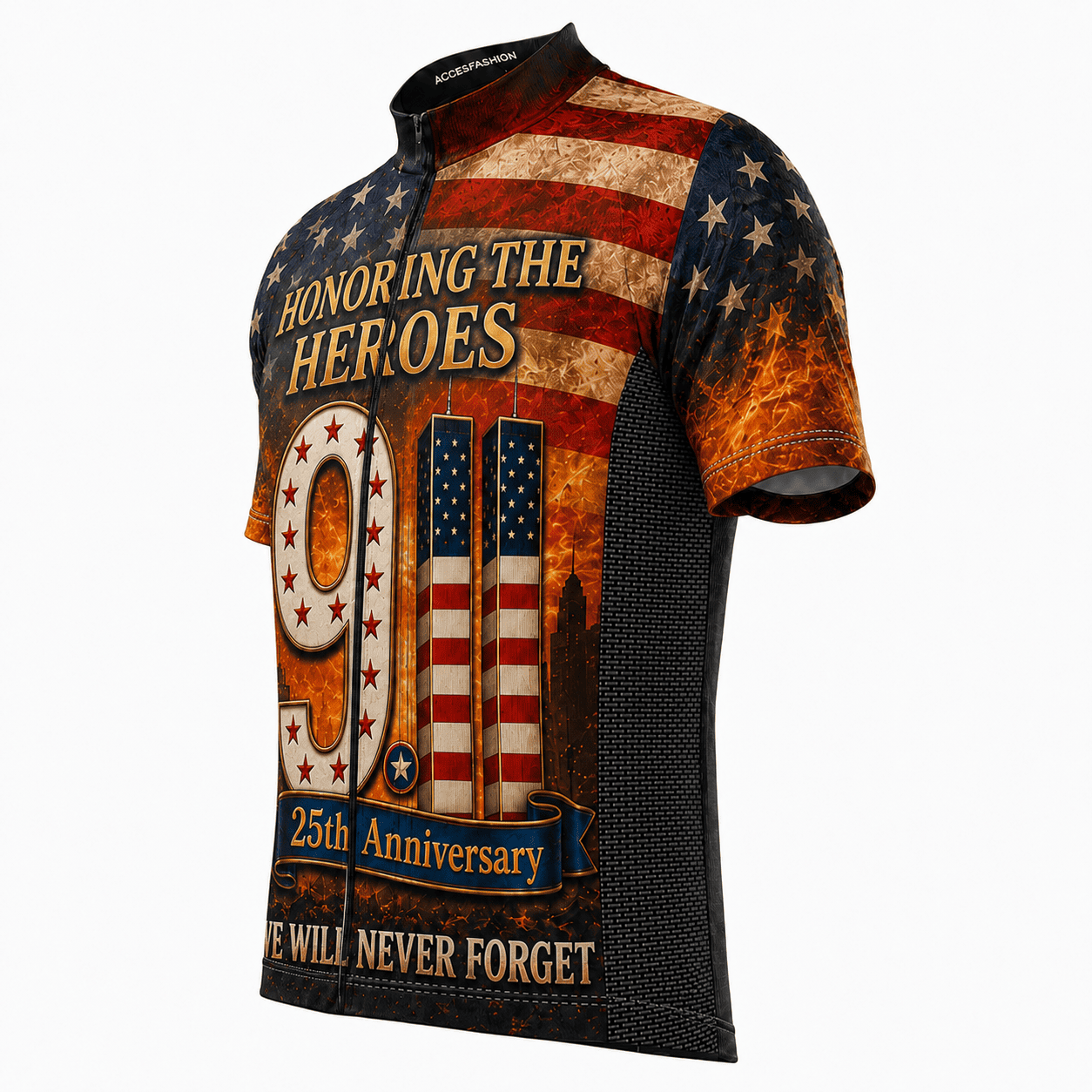 9/11 25th Anniversary Honoring the Heroes Cycling Kit