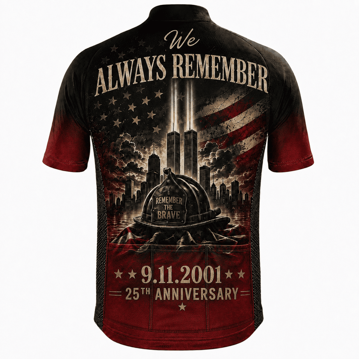 9/11 25th Anniversary Memorial Cycling Kit – We Always Remember