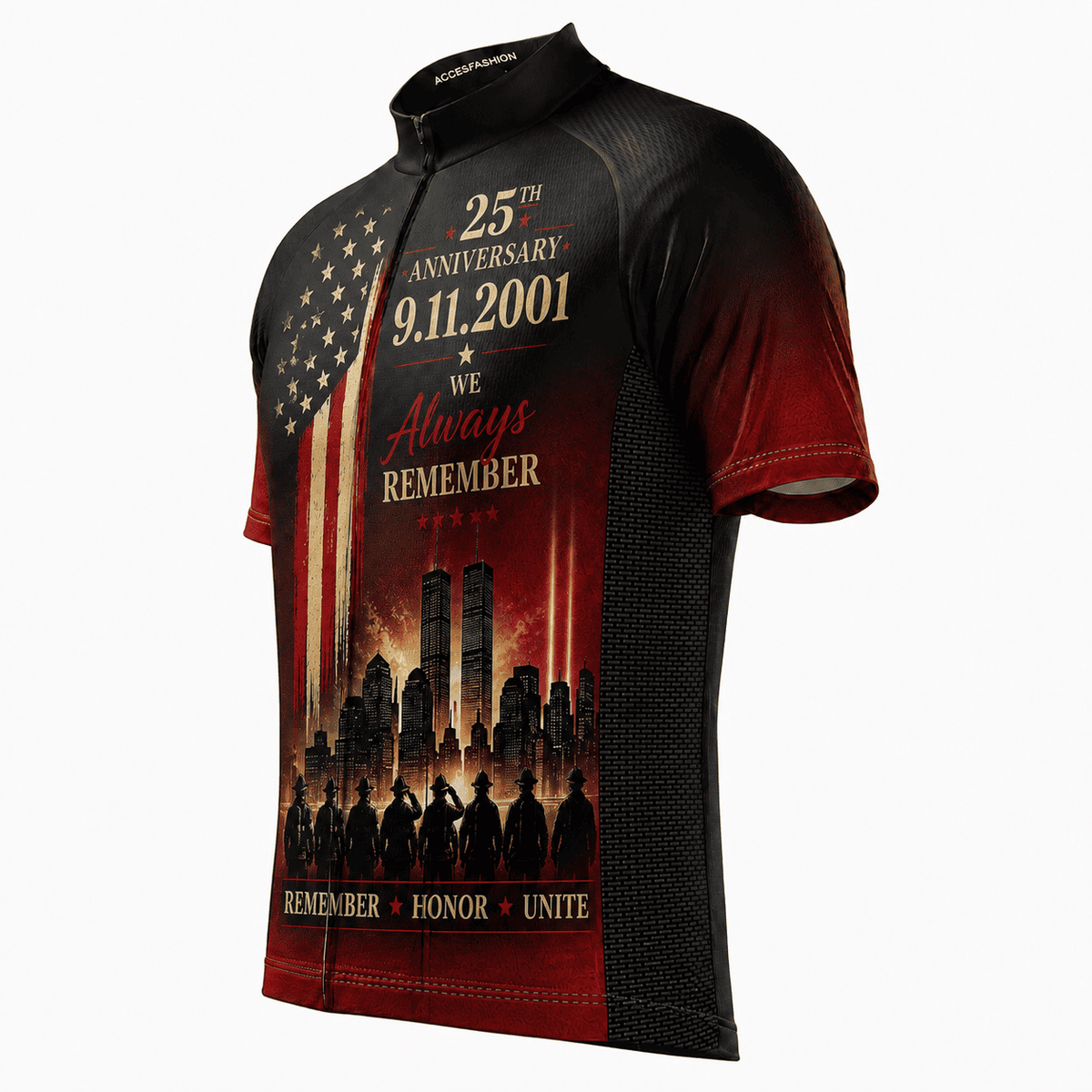 9/11 25th Anniversary Memorial Cycling Kit – We Always Remember