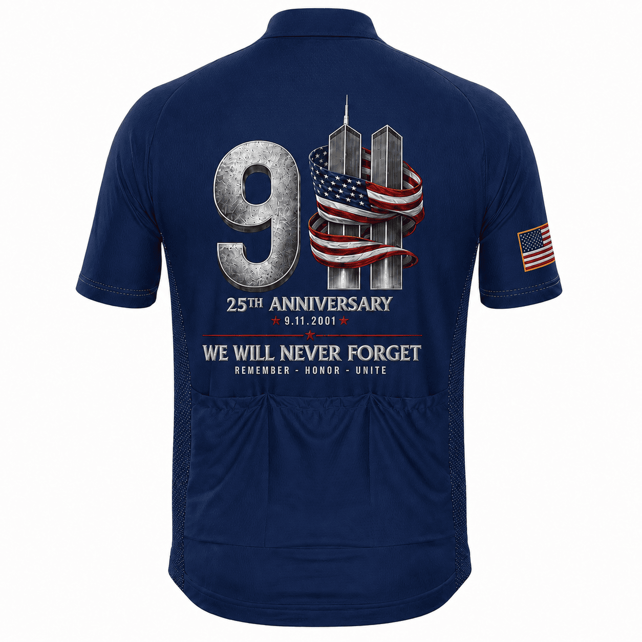 9/11 25th Anniversary Memorial Cycling Kit – We Will Never Forget