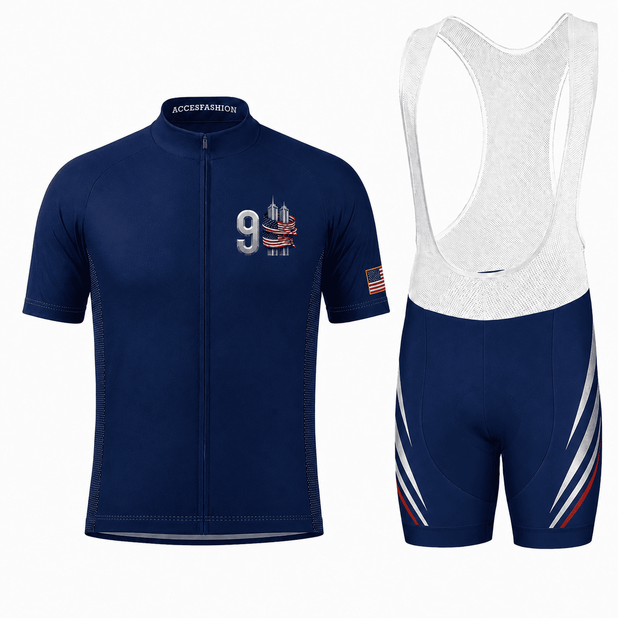 9/11 25th Anniversary Memorial Cycling Kit – We Will Never Forget