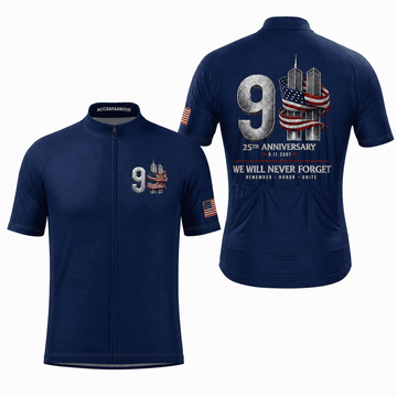 9/11 25th Anniversary Memorial Cycling Kit – We Will Never Forget