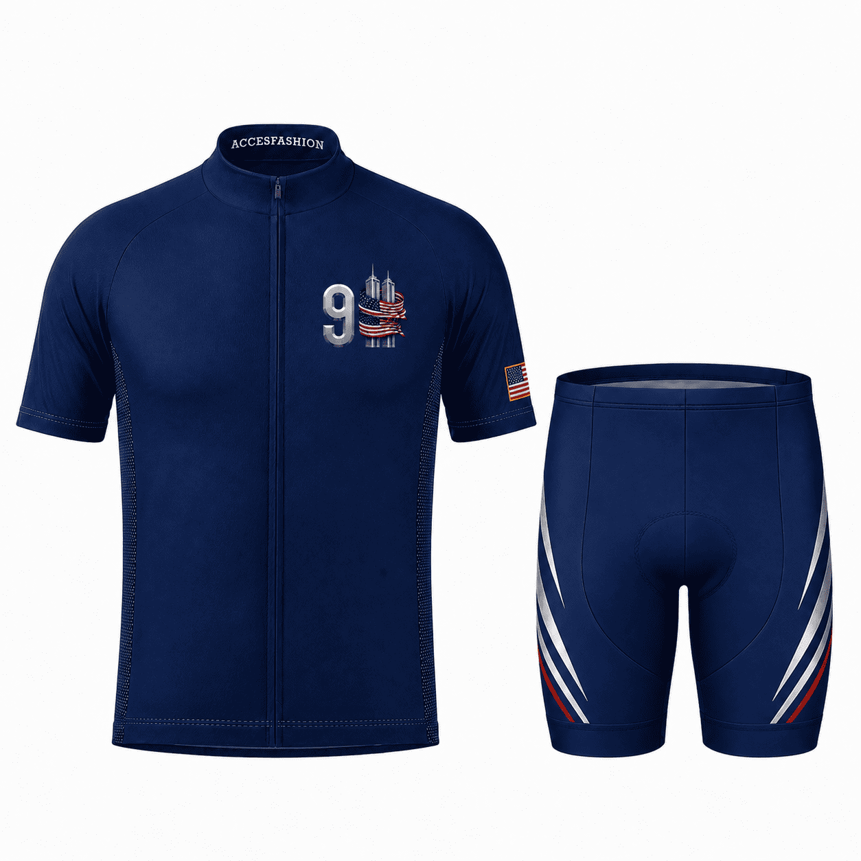 9/11 25th Anniversary Memorial Cycling Kit – We Will Never Forget