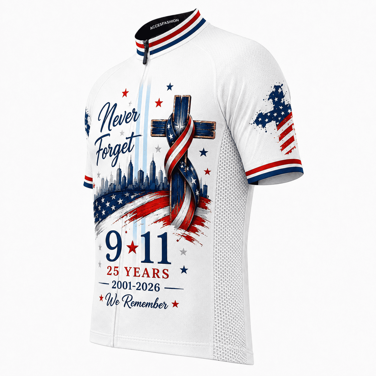 9/11 25th Anniversary Never Forget Cycling Kit