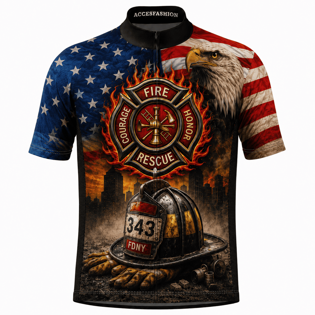 9/11 Fire Rescue Memorial Cycling Jersey & Kit