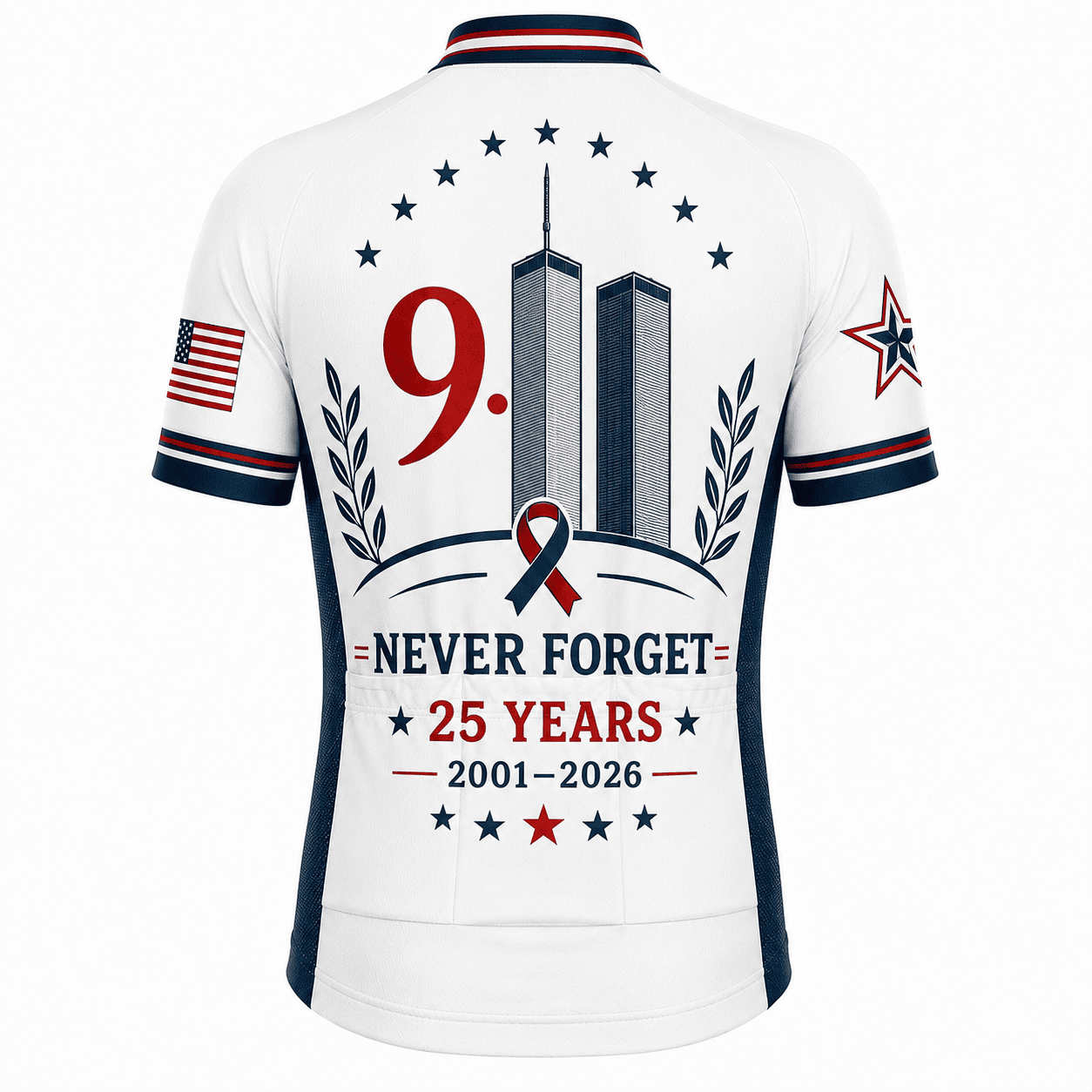 9/11 Never Forget 25th Anniversary Cycling Kit - United We Stand