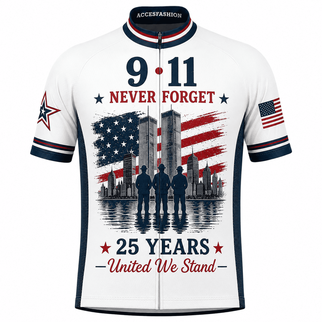 9/11 Never Forget 25th Anniversary Cycling Kit - United We Stand