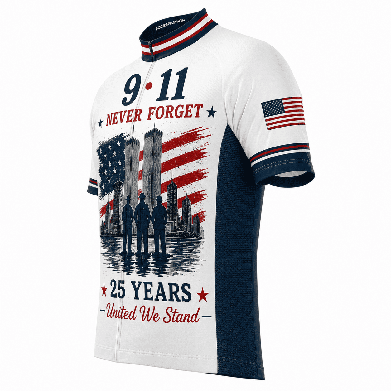 9/11 Never Forget 25th Anniversary Cycling Kit - United We Stand