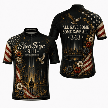 9/11 Never Forget 343 Memorial Cycling Kit – Firefighter Tribute