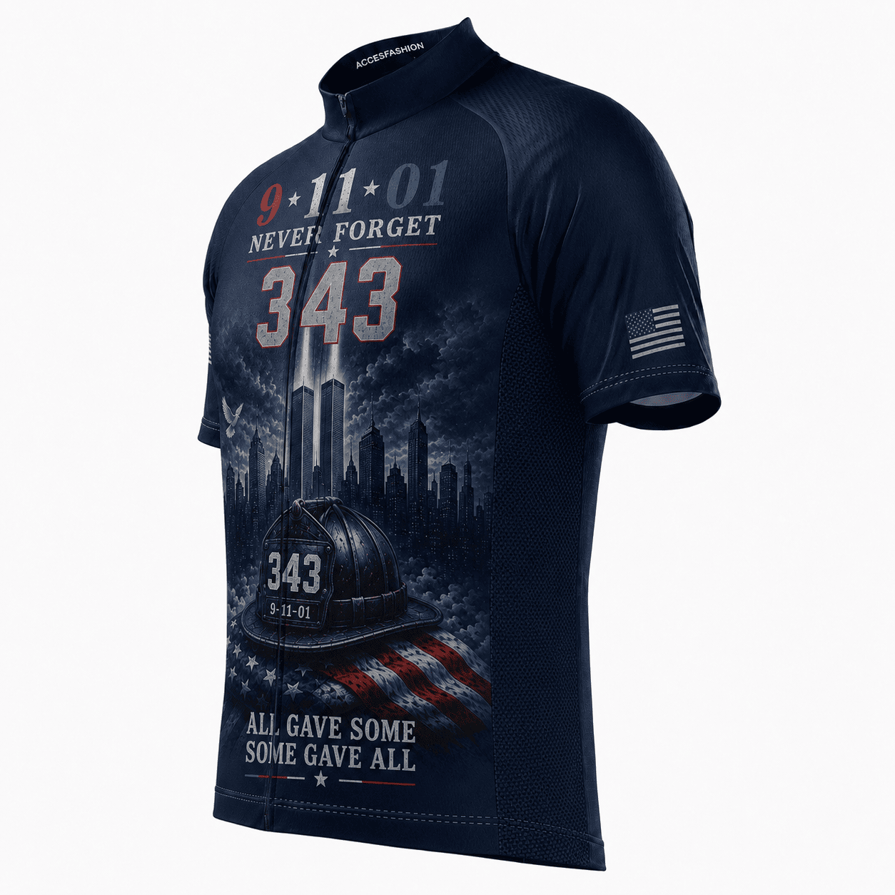 9/11 Never Forgotten 343 Memorial Cycling Kit