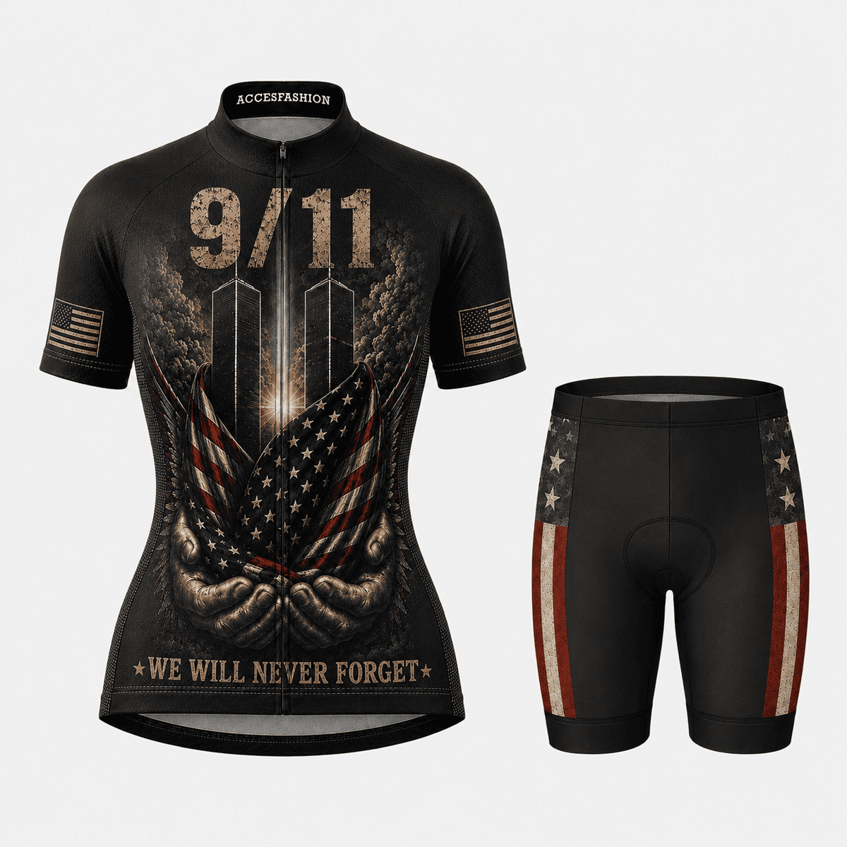 9/11 25 Years We Will Never Forget Cycling Kit