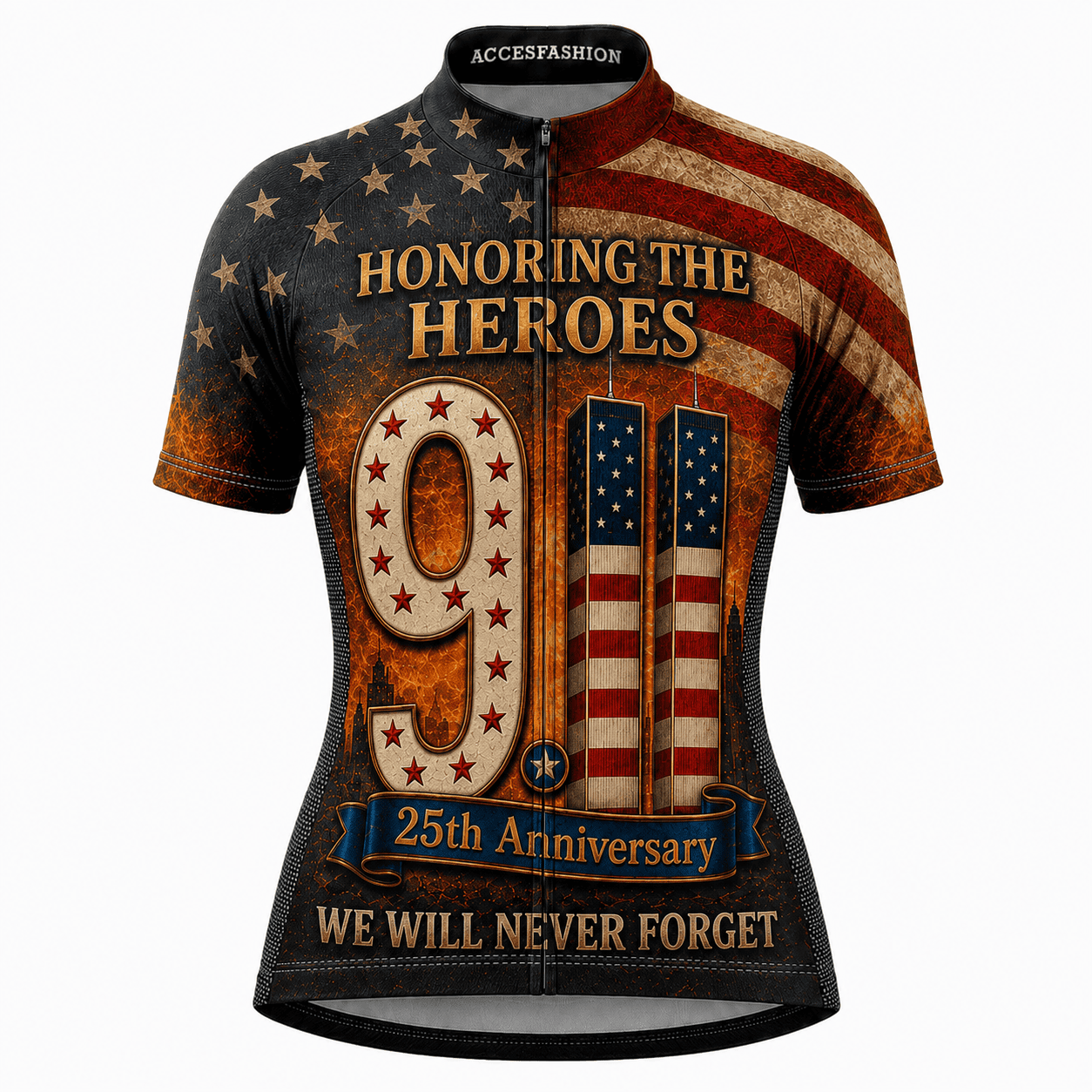 9/11 25th Anniversary Honoring the Heroes Cycling Kit