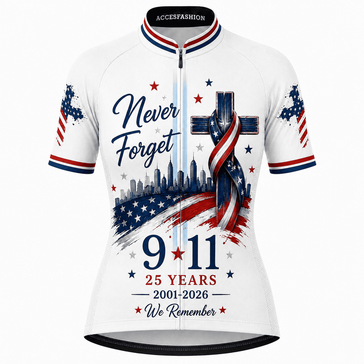 9/11 25th Anniversary Never Forget Cycling Kit