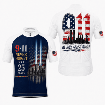 9/11 Never Forget 25th Anniversary Cycling Jersey Kit