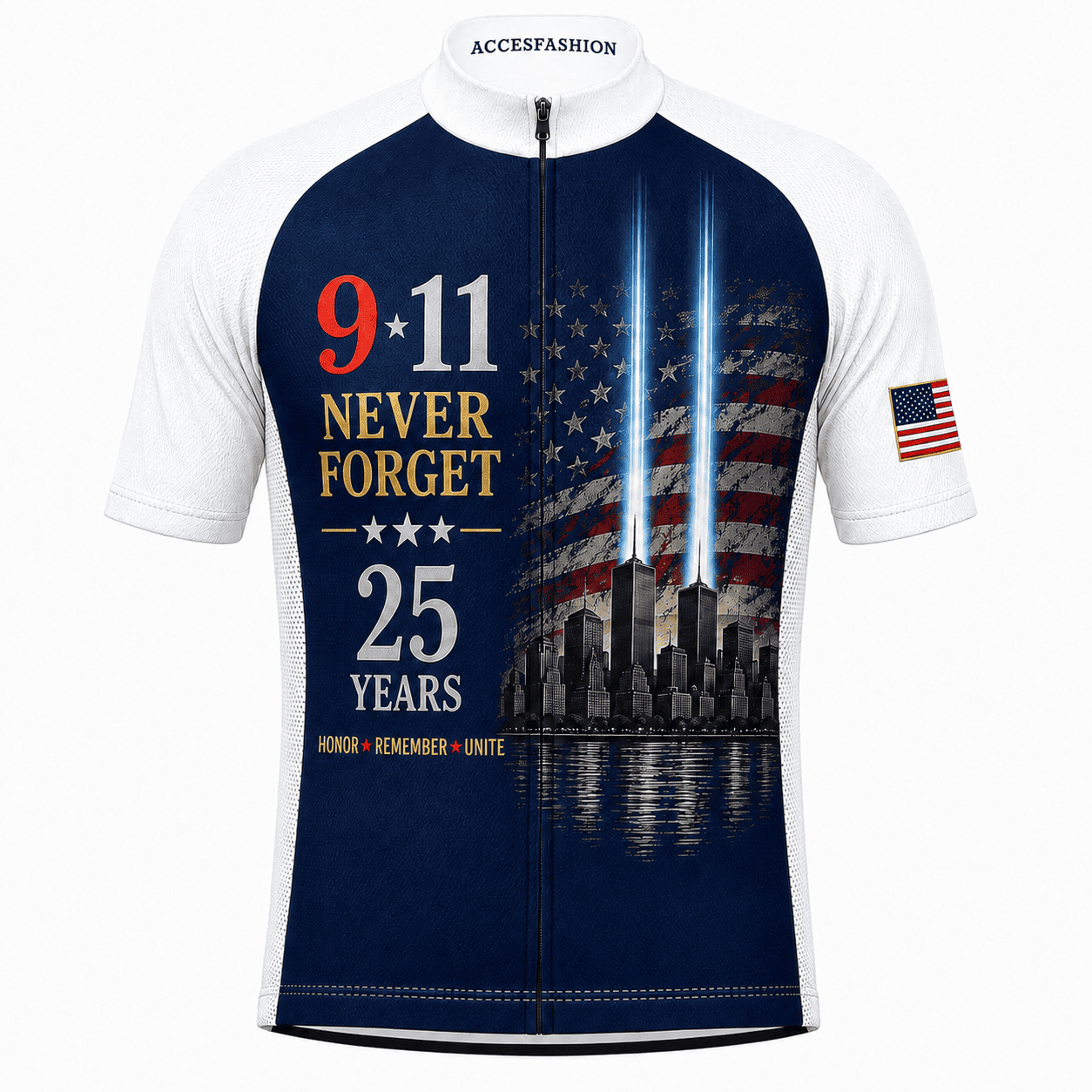 9/11 Never Forget 25th Anniversary Cycling Jersey Kit