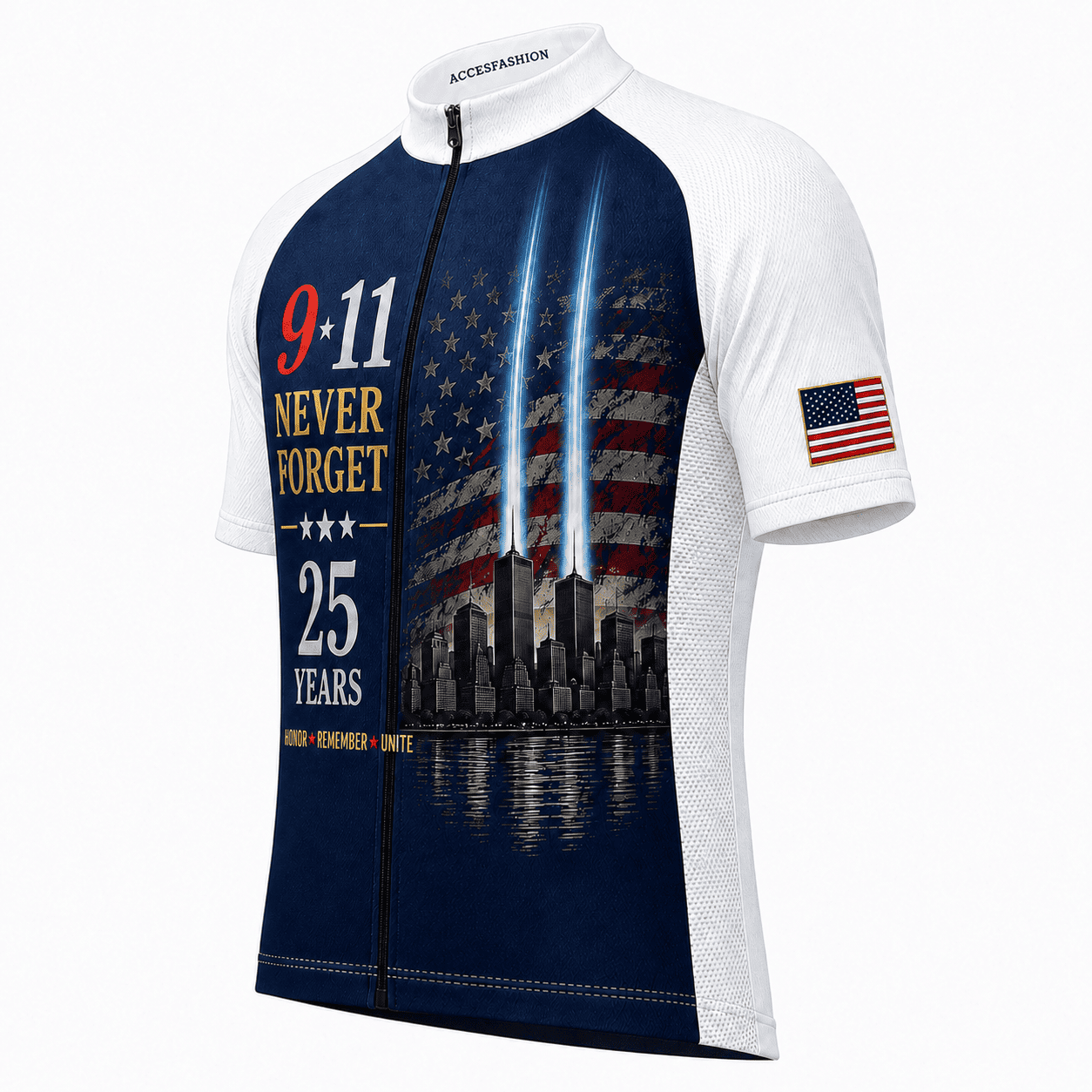 9/11 Never Forget 25th Anniversary Cycling Jersey Kit