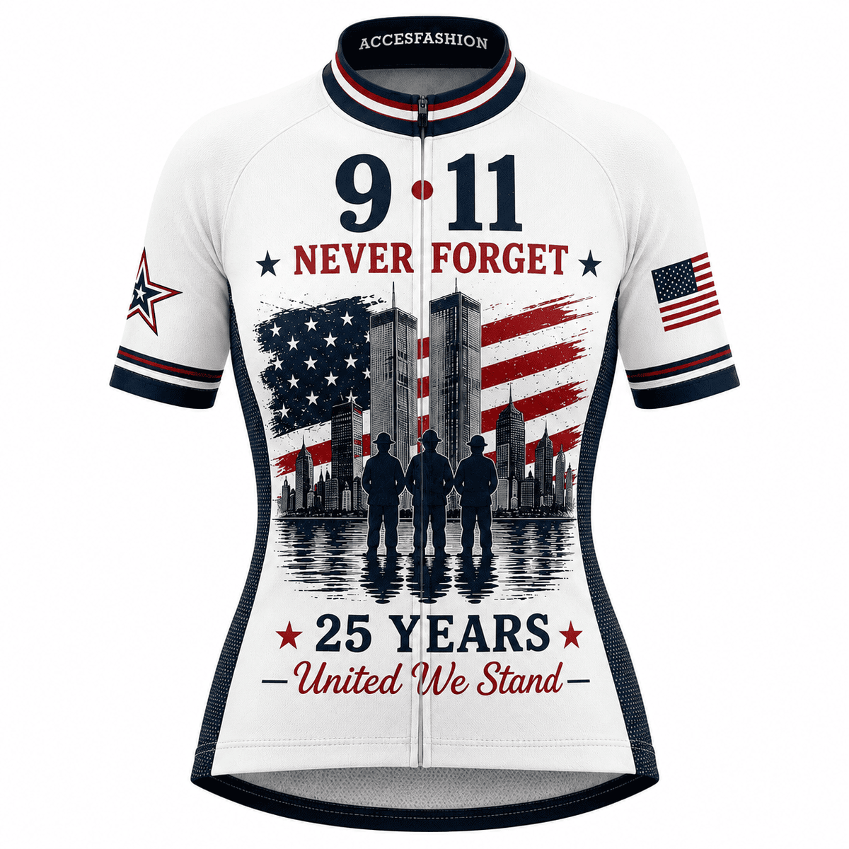 9/11 Never Forget 25th Anniversary Cycling Kit - United We Stand