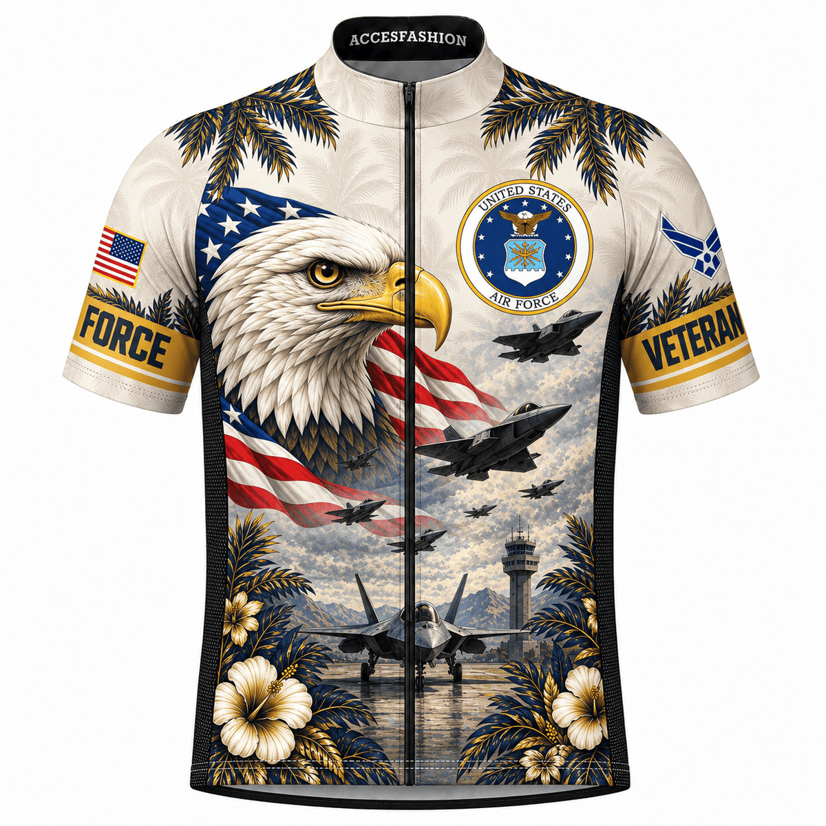 Men's American Eagle Veteran Cycling Kit, Gifts For US Veterans