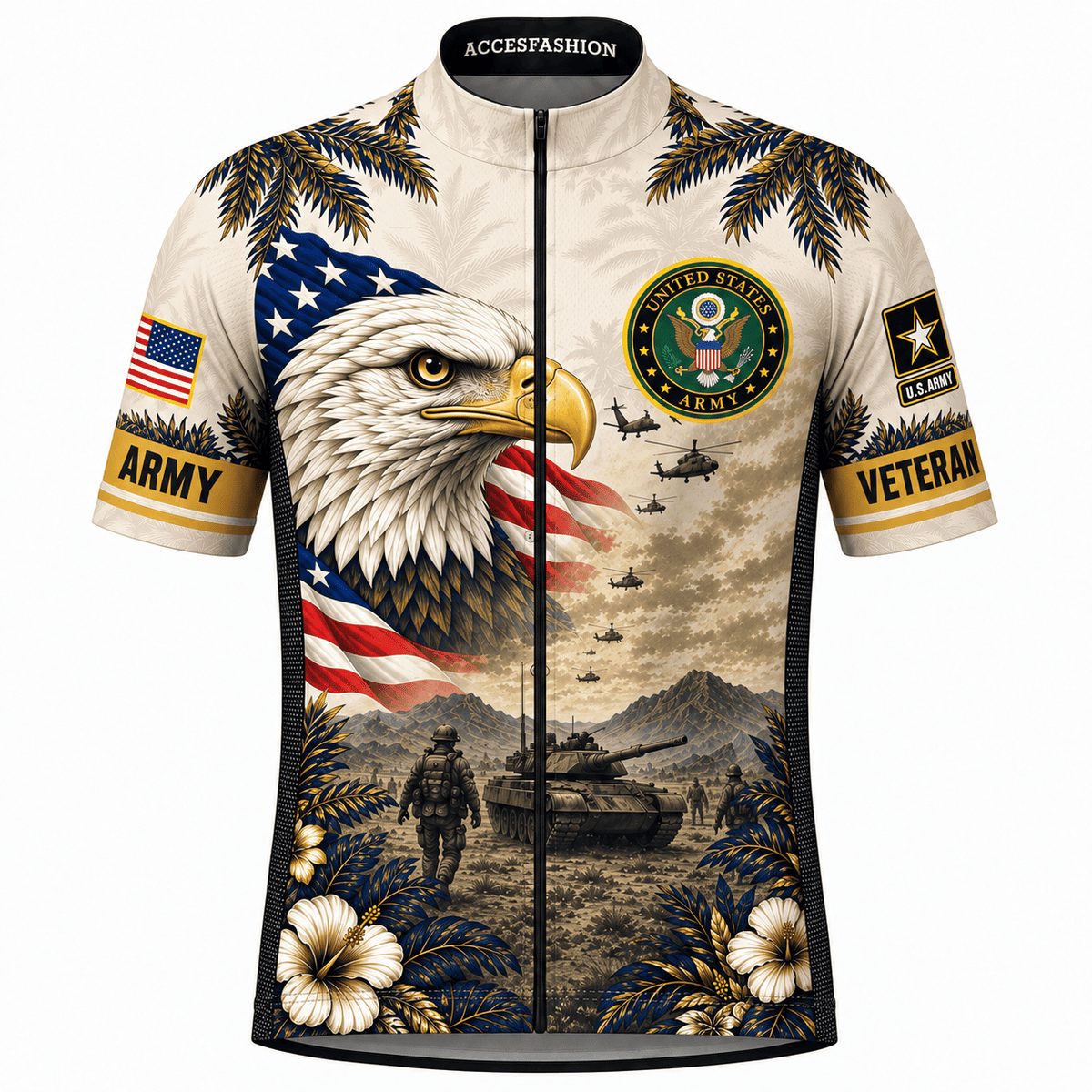 Men's American Eagle Veteran Cycling Kit, Gifts For US Veterans