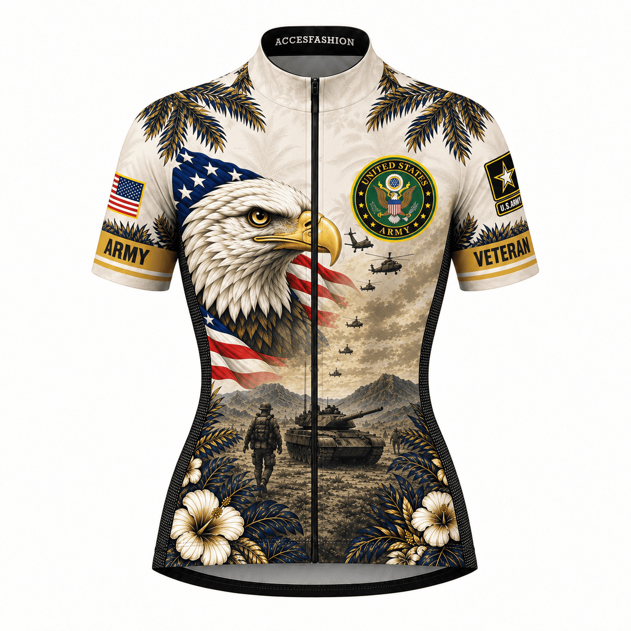 Men's American Eagle Veteran Cycling Kit, Gifts For US Veterans