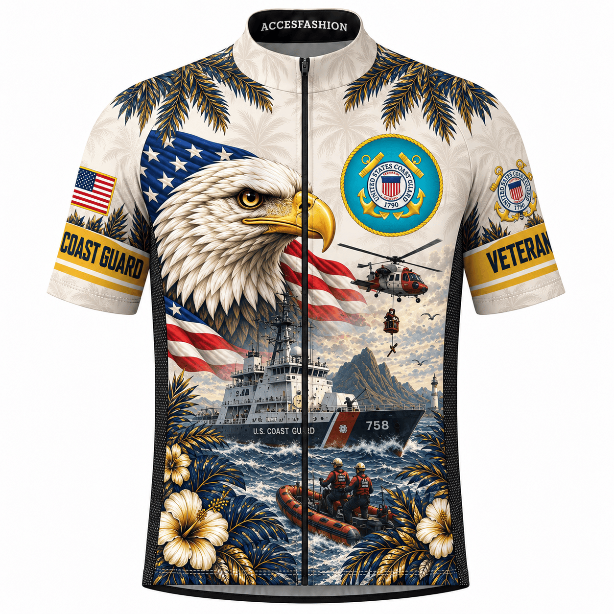 Men's American Eagle Veteran Cycling Kit, Gifts For US Veterans