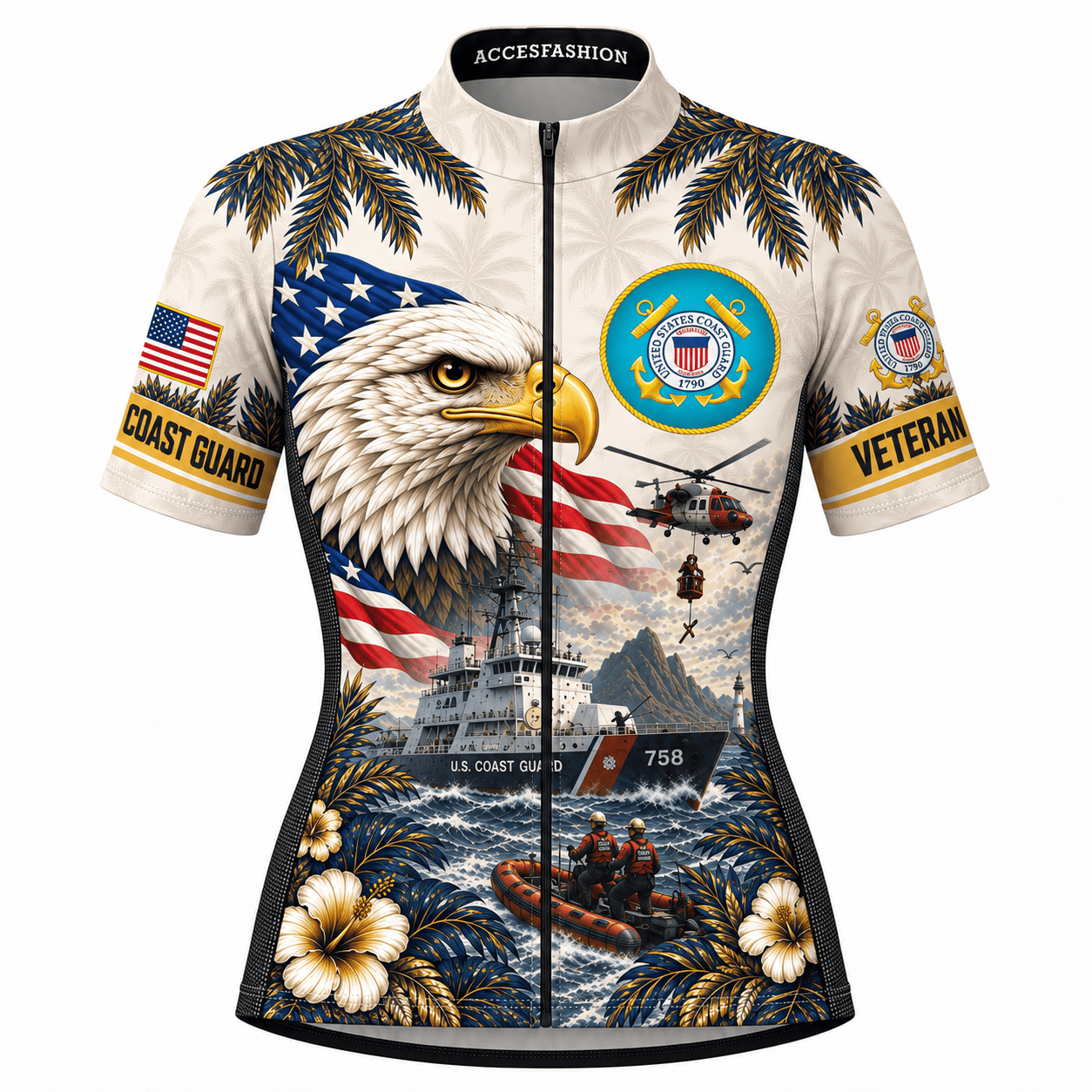 Men's American Eagle Veteran Cycling Kit, Gifts For US Veterans
