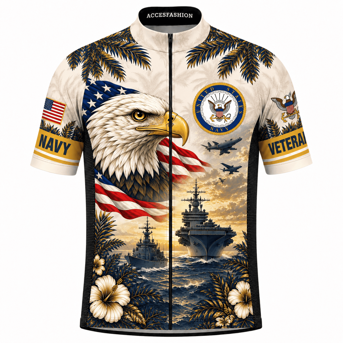 Men's American Eagle Veteran Cycling Kit, Gifts For US Veterans