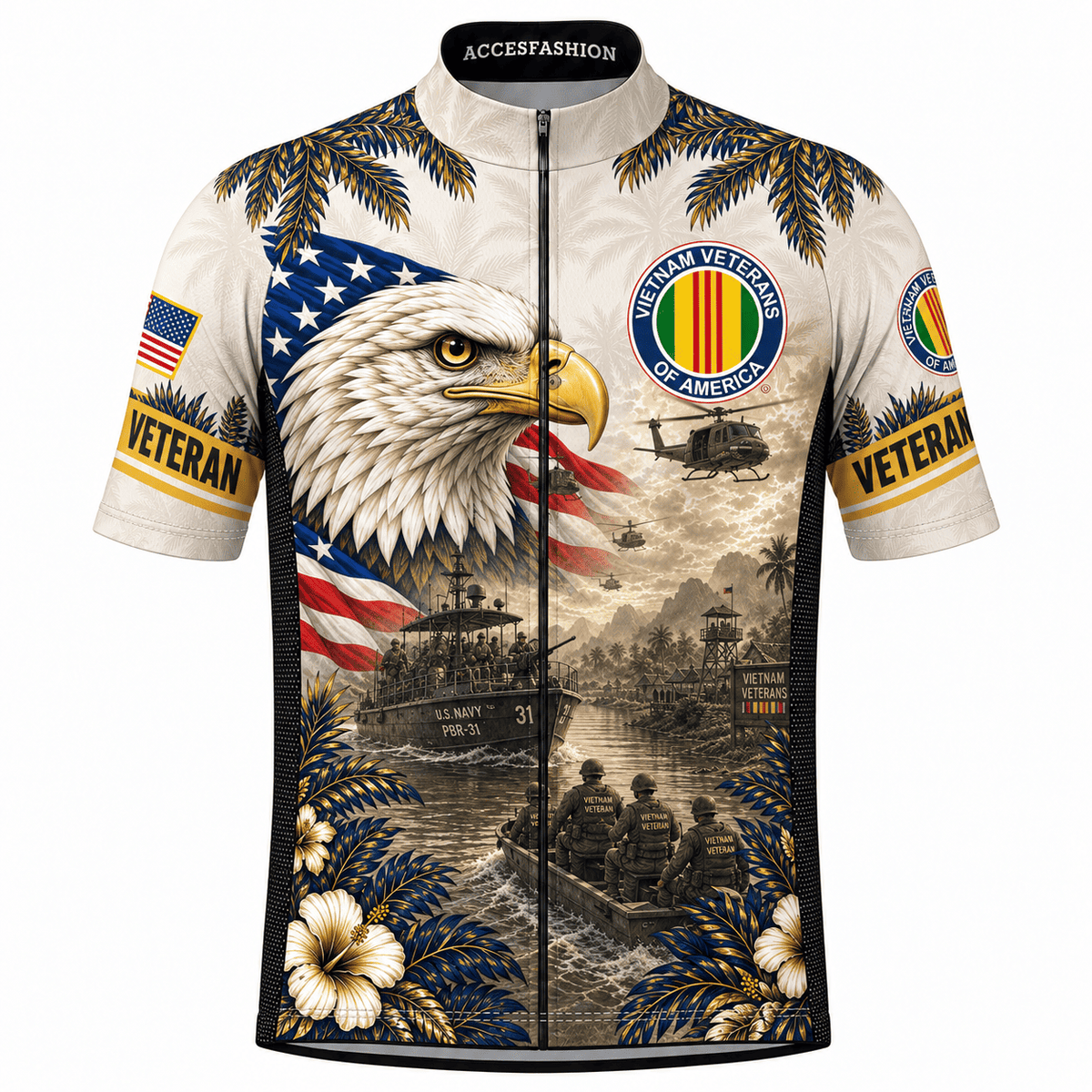 Men's American Eagle Veteran Cycling Kit, Gifts For US Veterans