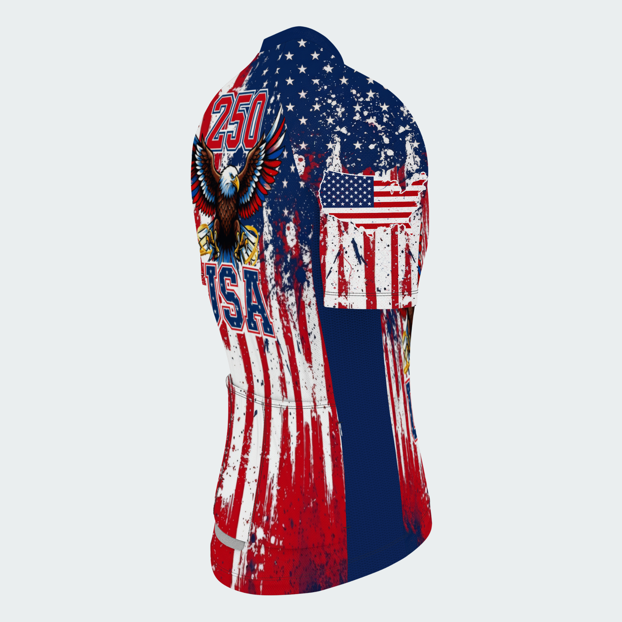 Men’s American Pride USA Freedom Eagle Spirit 250 Regular Fit Cycling Kit