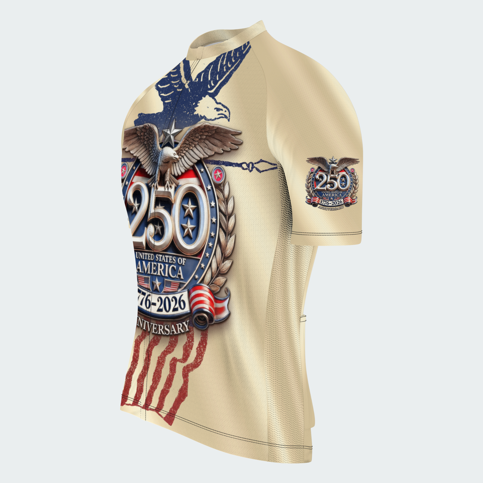 Men’s American Pride USA 250th Eagle Cycling Jersey & Kit