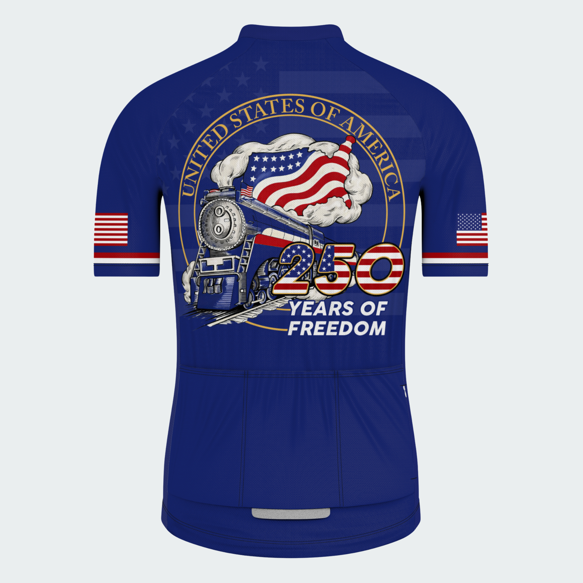 Men’s American Pride USA Freedom Train 250 Regular Fit Cycling Kit
