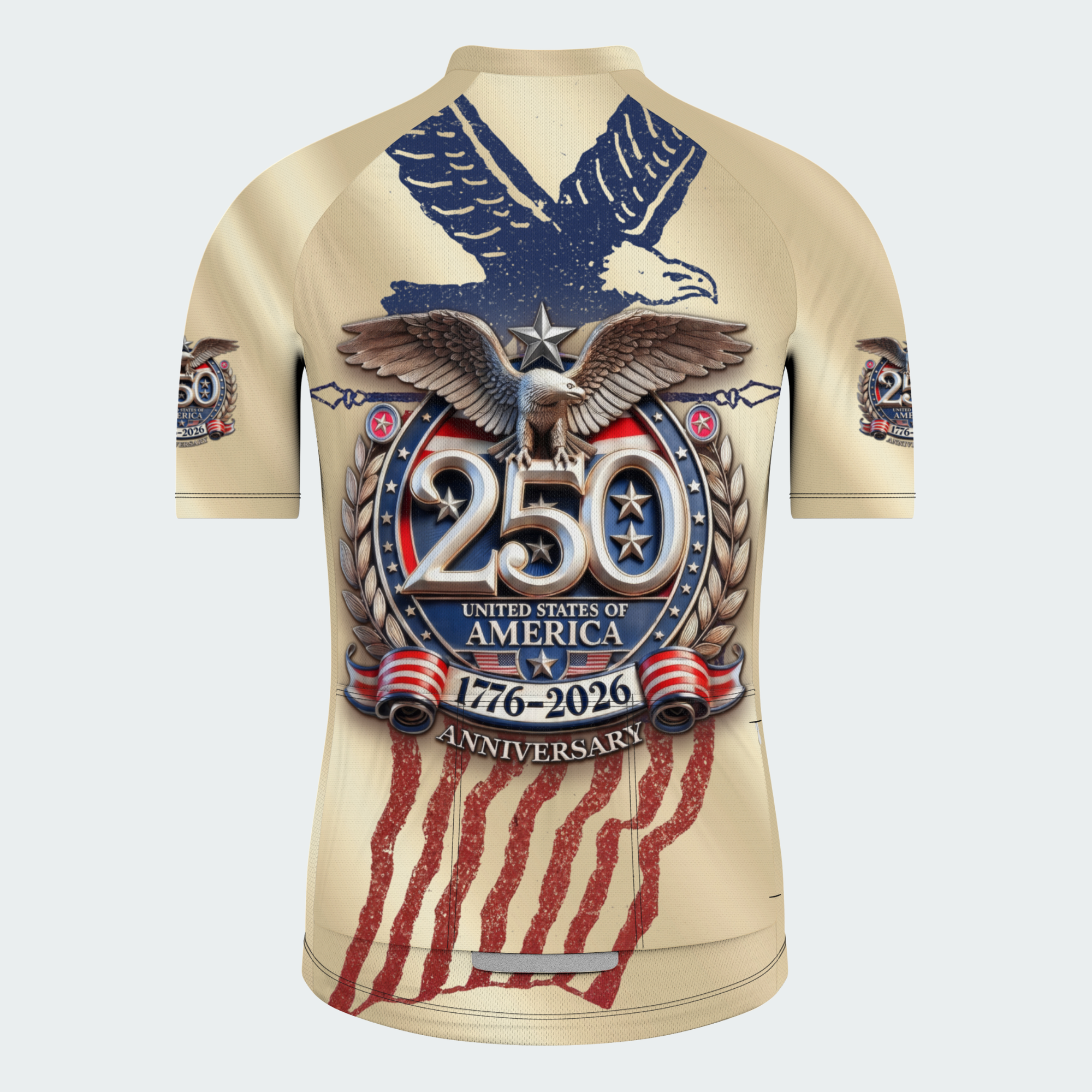 Men’s American Pride USA 250th Eagle Cycling Jersey & Kit