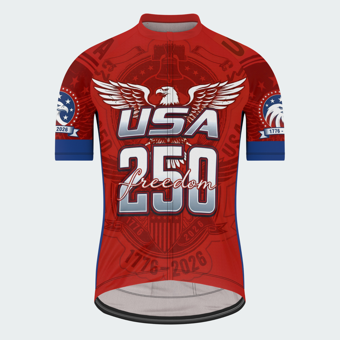 Men’s American Pride USA Freedom Patriotic Eagle 250 Regular Fit Cycling Kit