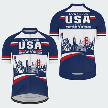 Men’s American Pride USA American Landmark Legacy 250 Regular Fit Cycling Kit