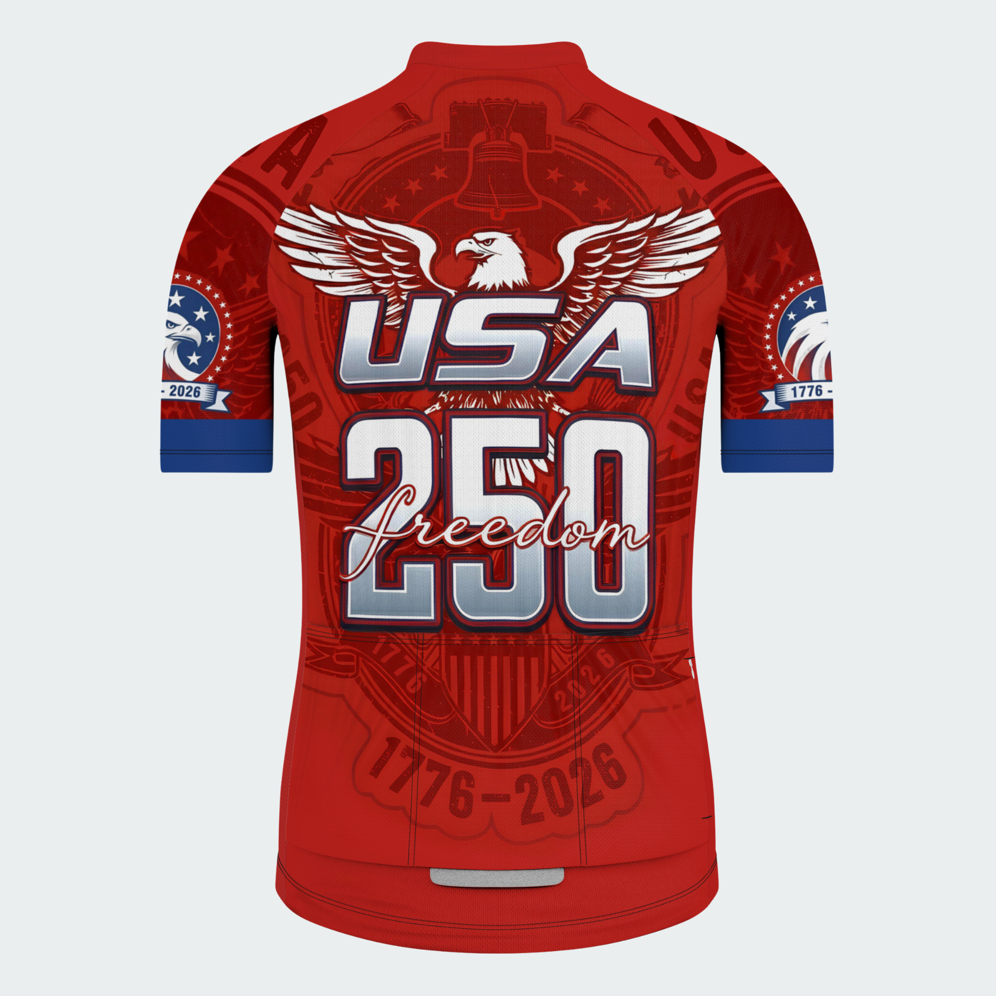 Men’s American Pride USA Freedom Patriotic Eagle 250 Regular Fit Cycling Kit