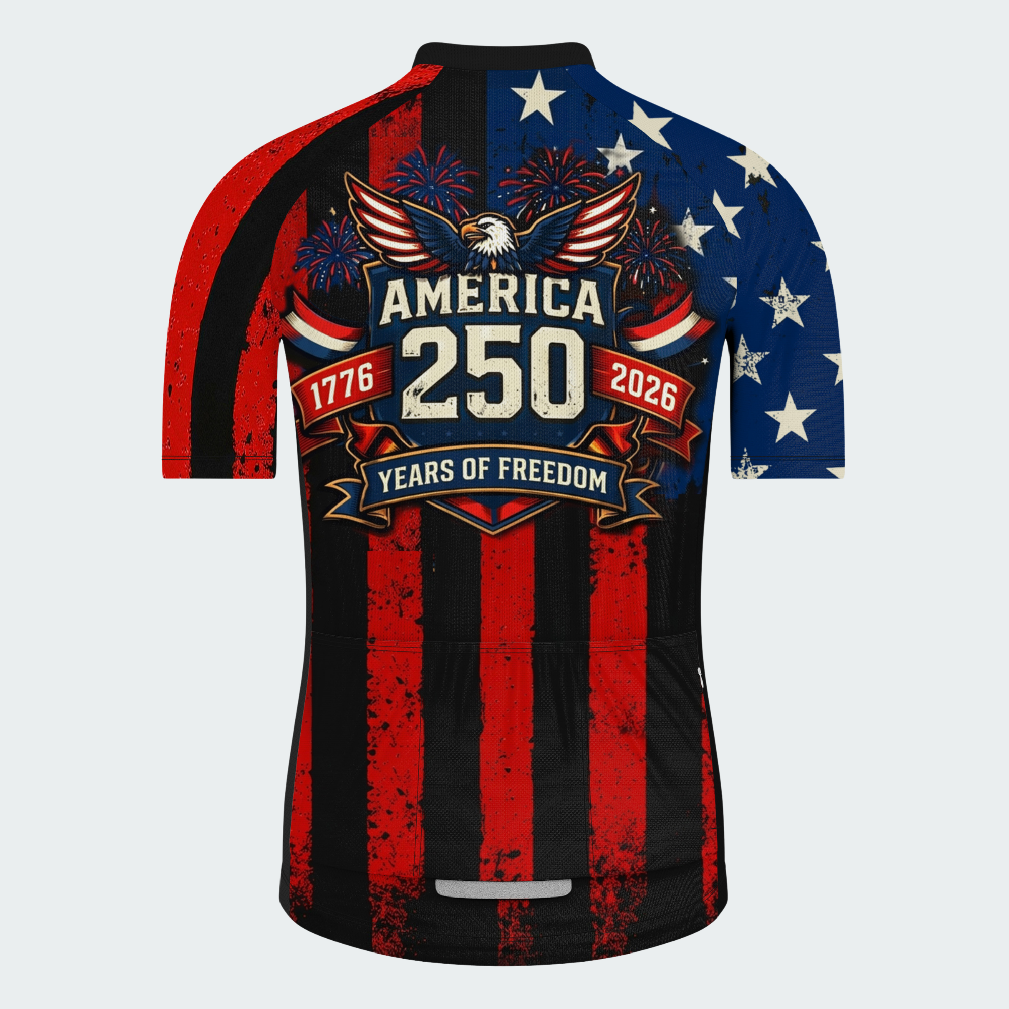 Men’s American Pride USA 250 Freedom Eagle Fireworks Regular Fit Cycling Kit