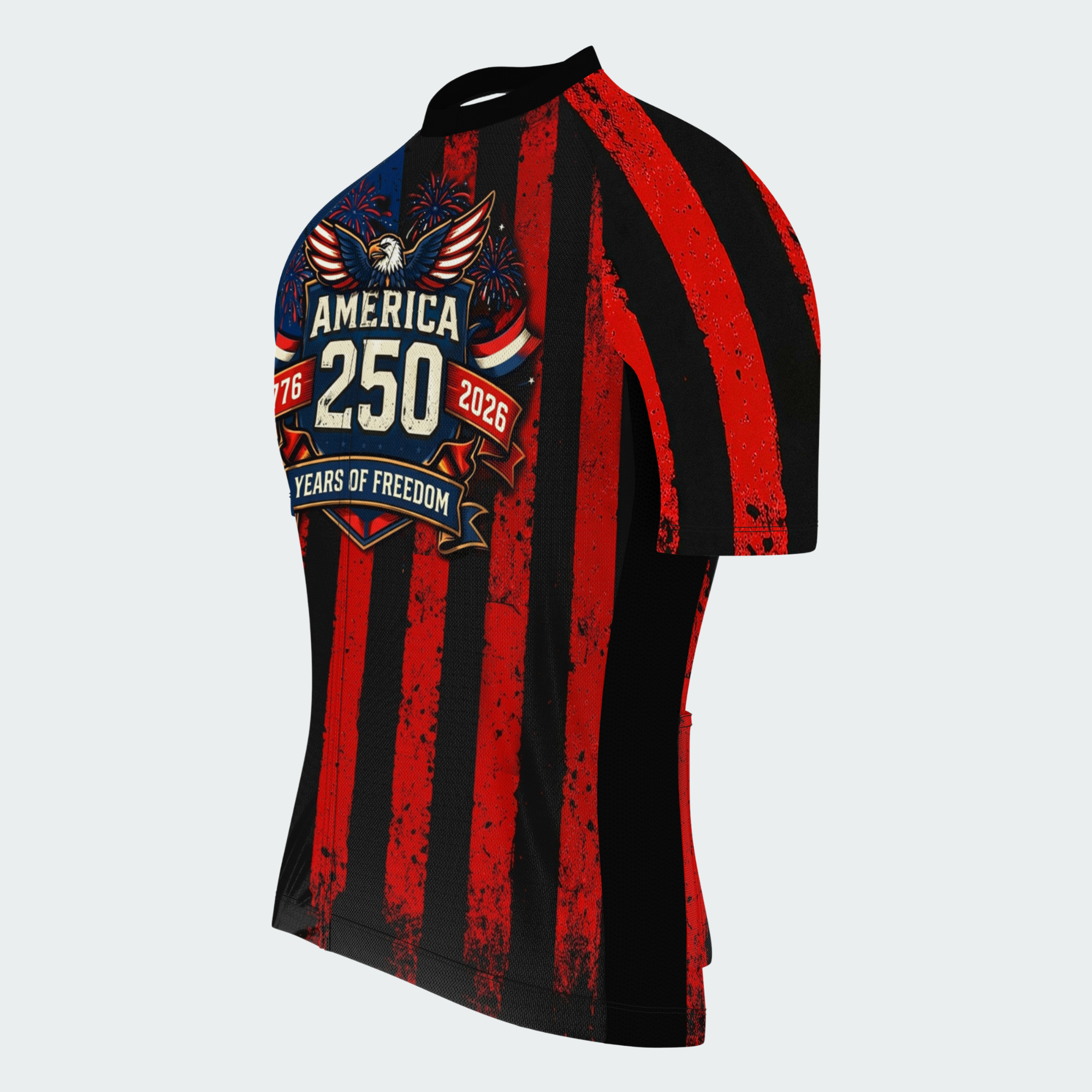 Men’s American Pride USA 250 Freedom Eagle Fireworks Regular Fit Cycling Kit