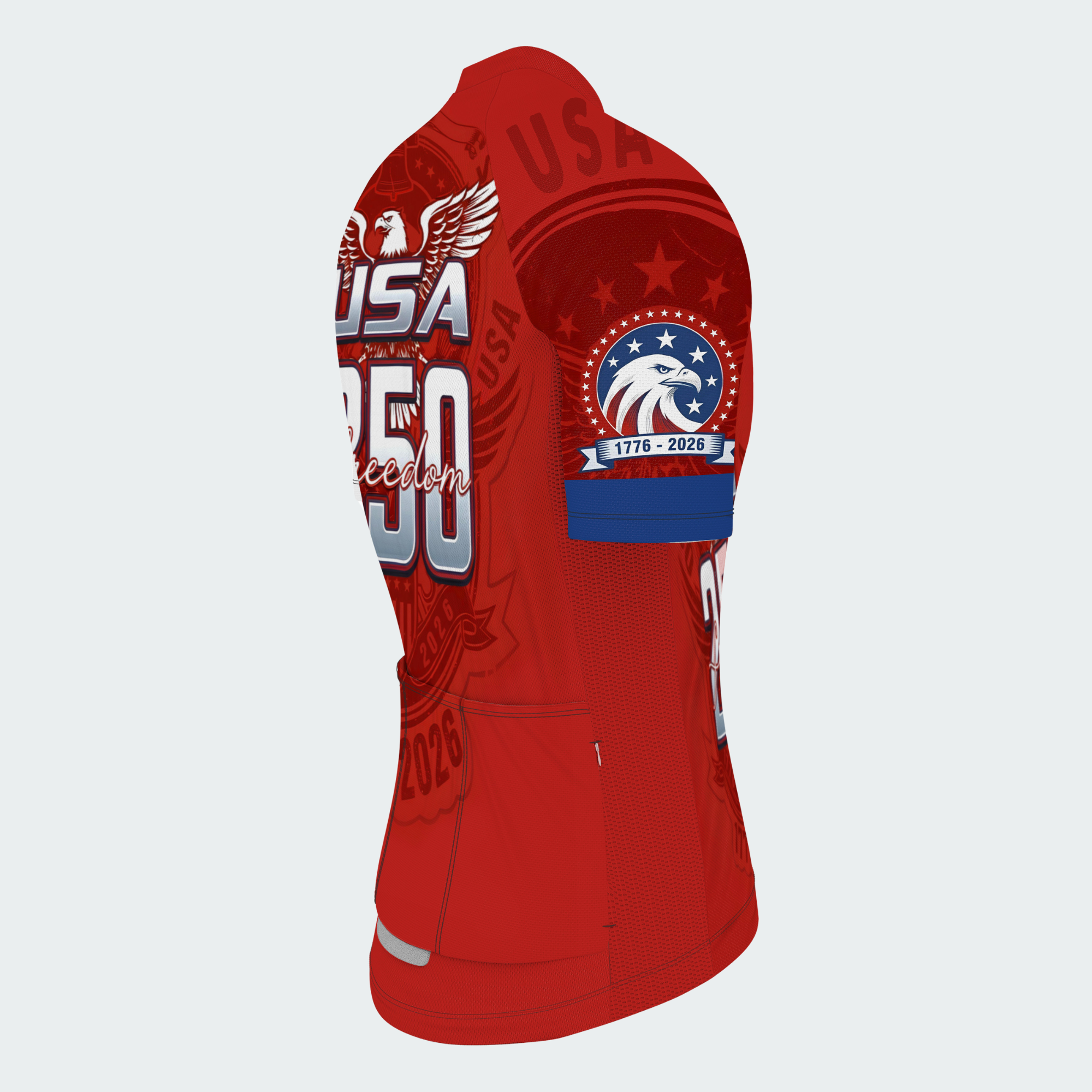 Men’s American Pride USA Freedom Patriotic Eagle 250 Regular Fit Cycling Kit