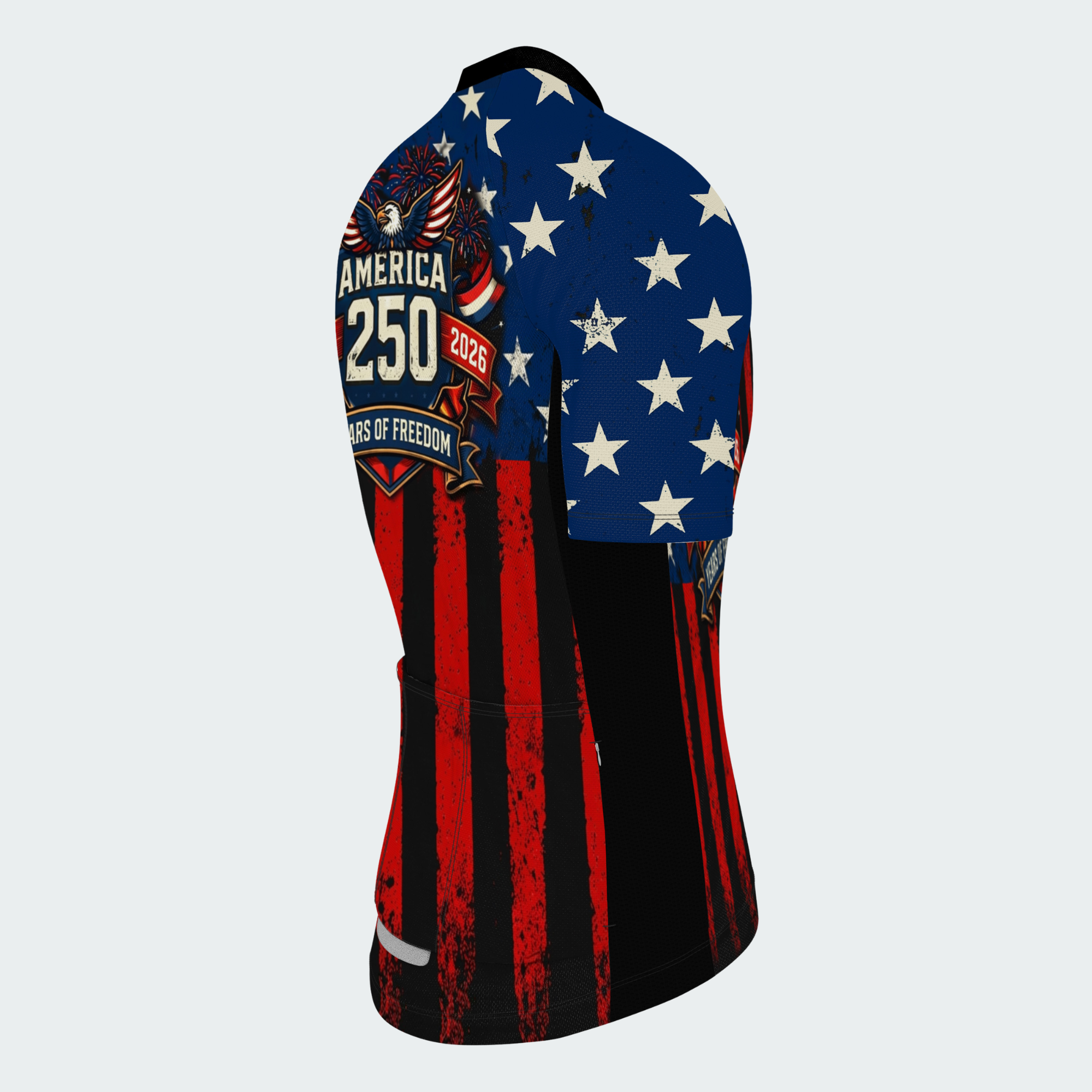 Men’s American Pride USA 250 Freedom Eagle Fireworks Regular Fit Cycling Kit