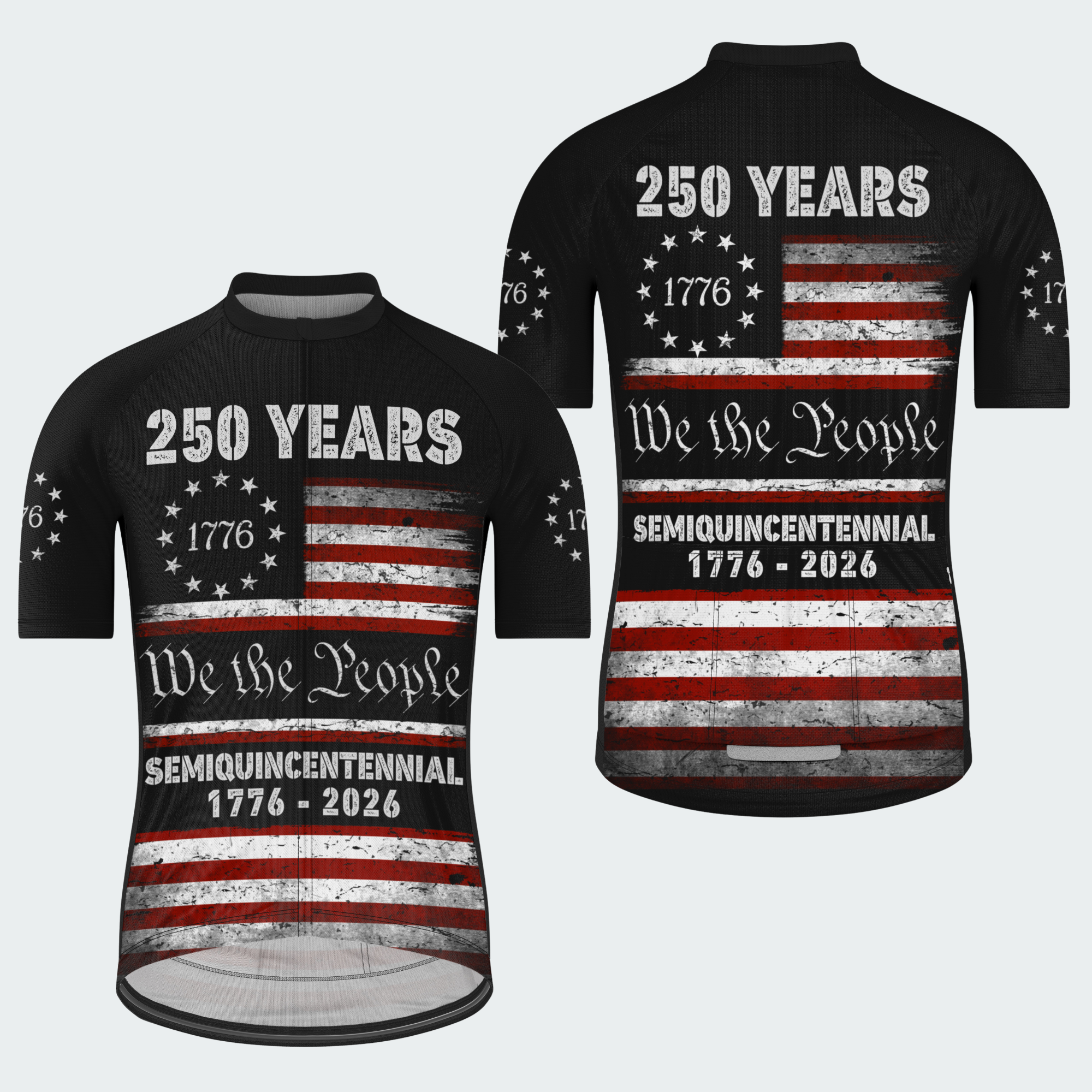 Men’s American Pride USA 250 Years We The People Regular Fit Cycling Kit