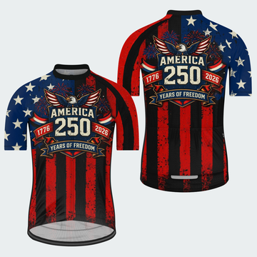 Men’s American Pride USA 250 Freedom Eagle Fireworks Regular Fit Cycling Kit
