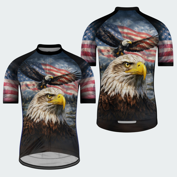 Men’s American Pride USA Majestic Eagle Freedom Regular Fit Cycling Kit