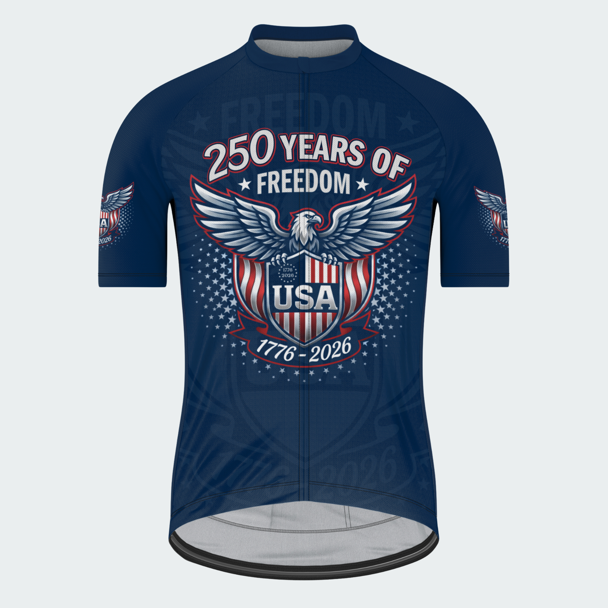 Men’s American Pride USA Patriotic Eagle Shield 250 Regular Fit Cycling Kit