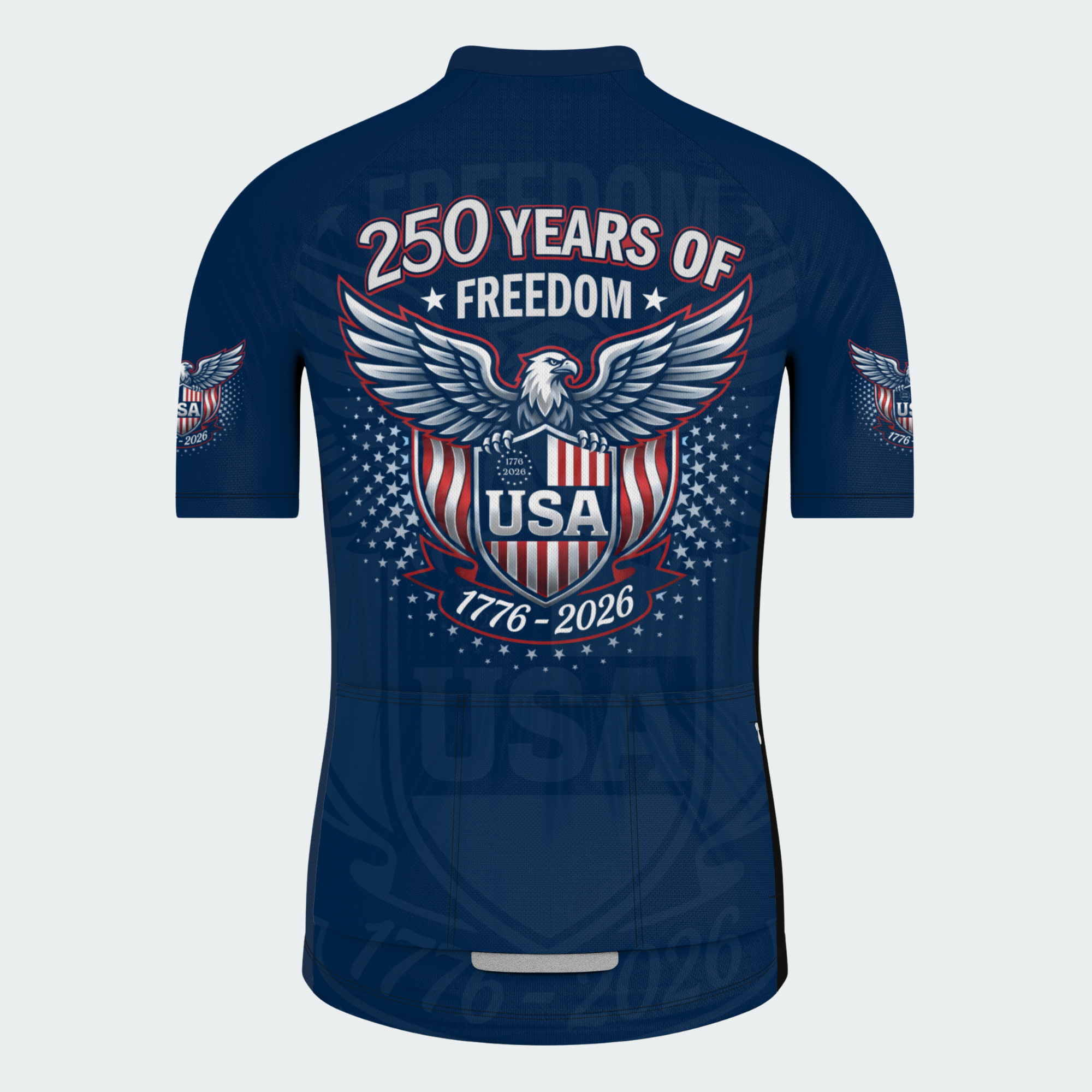 Men’s American Pride USA Patriotic Eagle Shield 250 Regular Fit Cycling Kit
