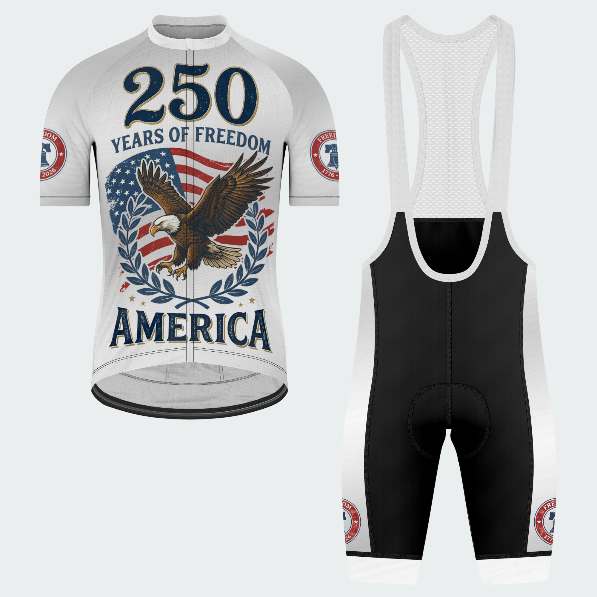 Men’s American Pride USA Heritage Eagle 250 Regular Fit Cycling Kit