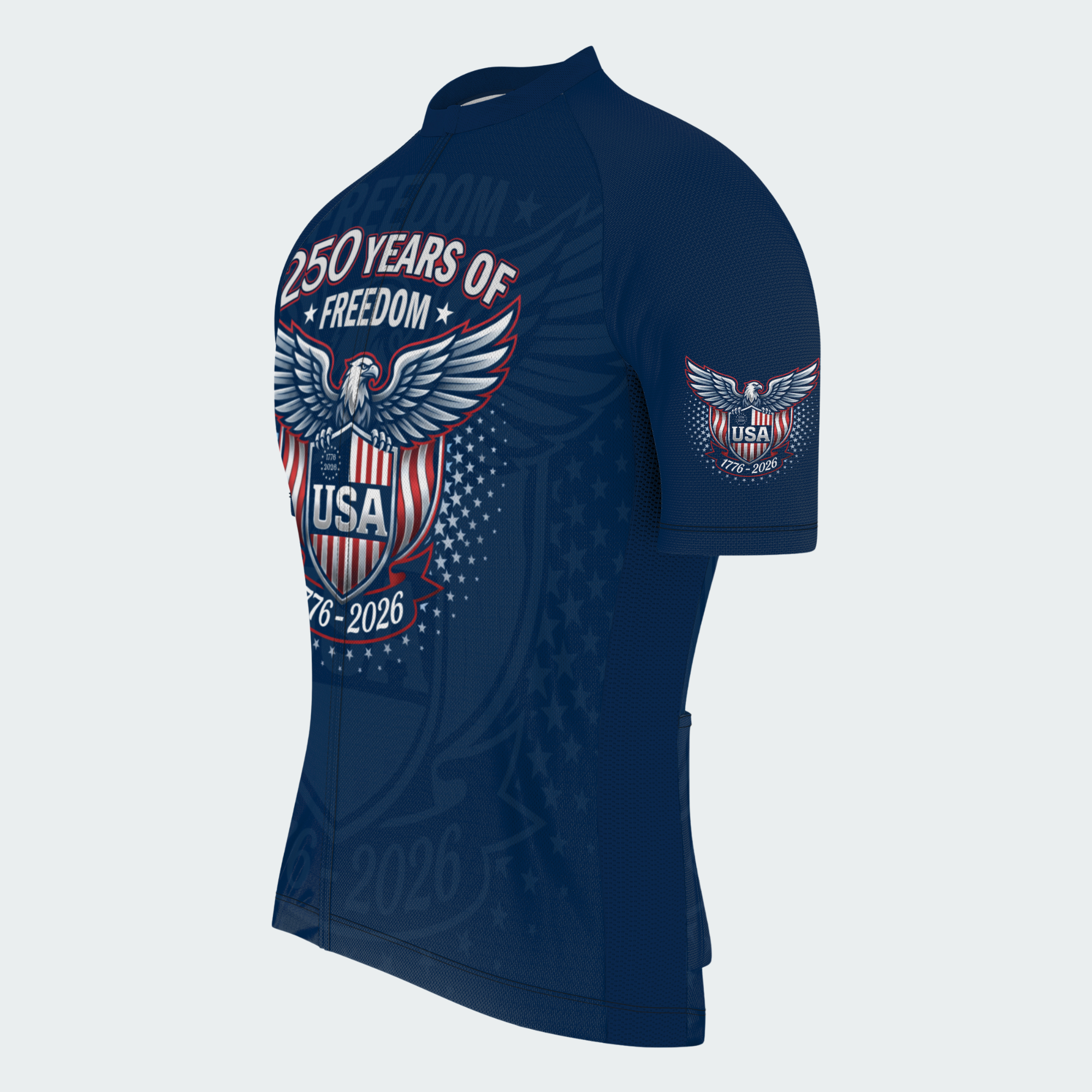 Men’s American Pride USA Patriotic Eagle Shield 250 Regular Fit Cycling Kit