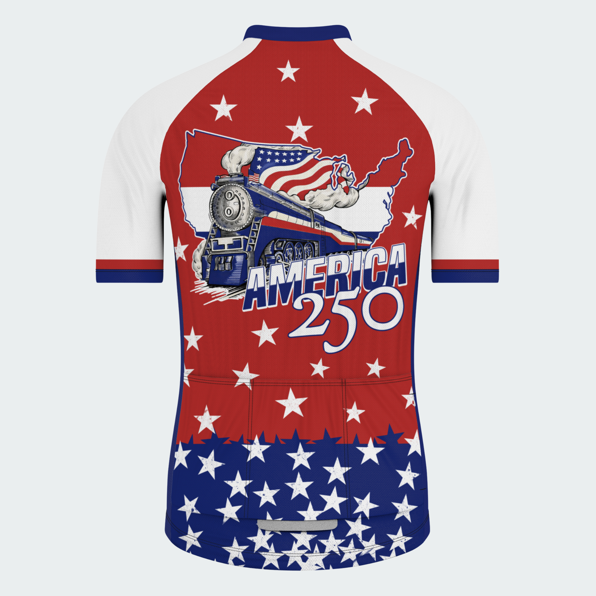 Men’s American Pride USA Freedom Train Legacy 250 Regular Fit Cycling Kit