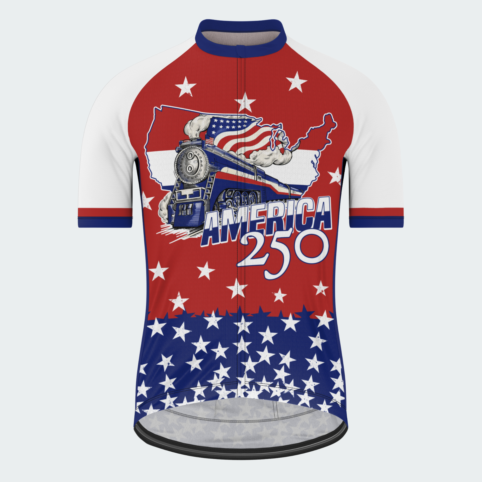 Men’s American Pride USA Freedom Train Legacy 250 Regular Fit Cycling Kit