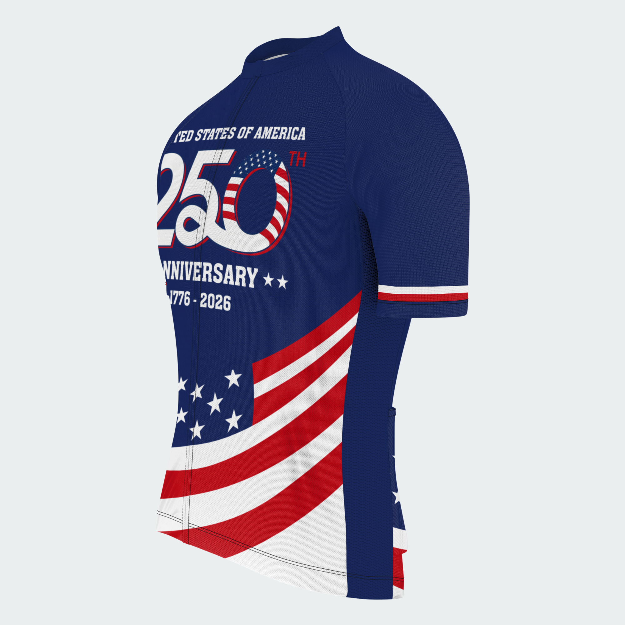 Men’s American Pride USA America 250 Anniversary Regular Fit Cycling Kit