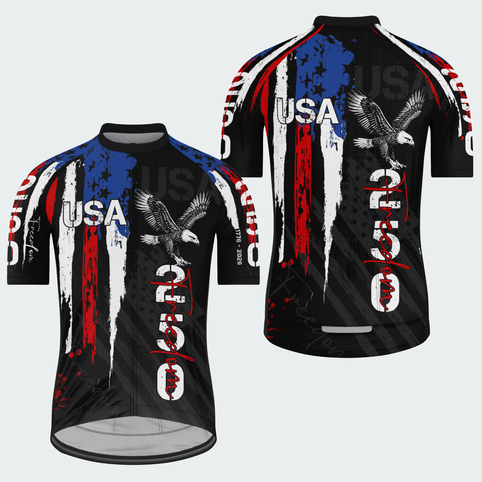 Men’s American Pride USA Freedom Grit Eagle 250 Regular Fit Cycling Kit